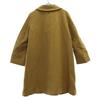 LAPIS LUCE BEAMS Wool Blend Stainless Collar Coat 36 Brown Women Used
