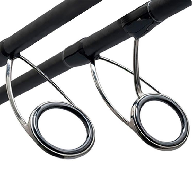 9Pcs Stainless Steel Ceramic Rings Rod Tip Fishing Rod Guides Single/Double Leg Fishing Rod Guides Rings Easily Install