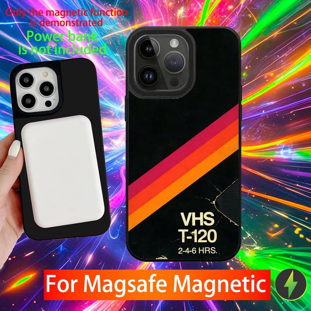 

Retro VHS Video Tape Phone Case For iPhone 16,15,14,13,12,11,Pro,Max,Plus,Mini,SE New Magsafe Magnetic Wireless Charging iPhone15pro