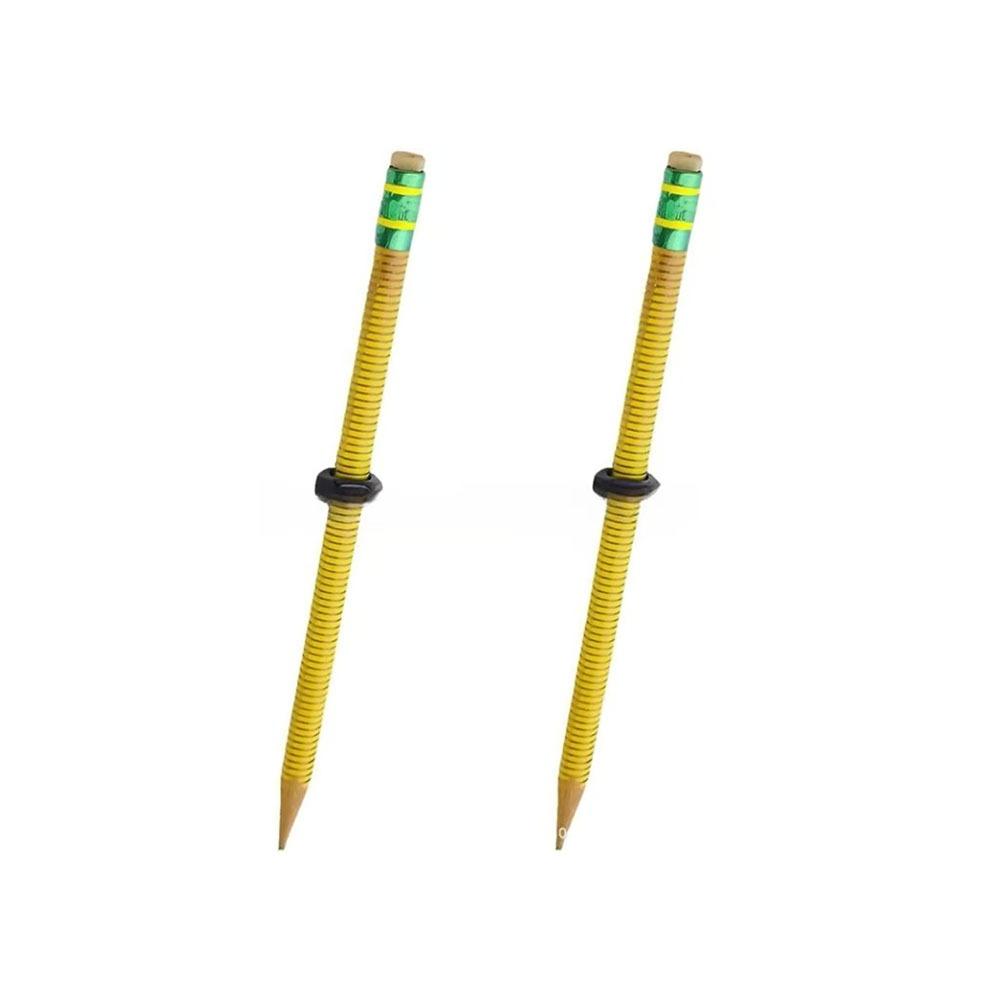 

Снятие стресса СДВГ Карандаш Улучшает концентрацию Снимает тревогу Резьбовой Спиннер Карандаш Вращающаяся Ручка для Школы Офиса Дома 2PCS