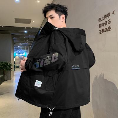 Jacket Men's Jacket Spring Autumn Winter New Style Plush Men's Clothes Handsome Jackets Boys Casual Tops