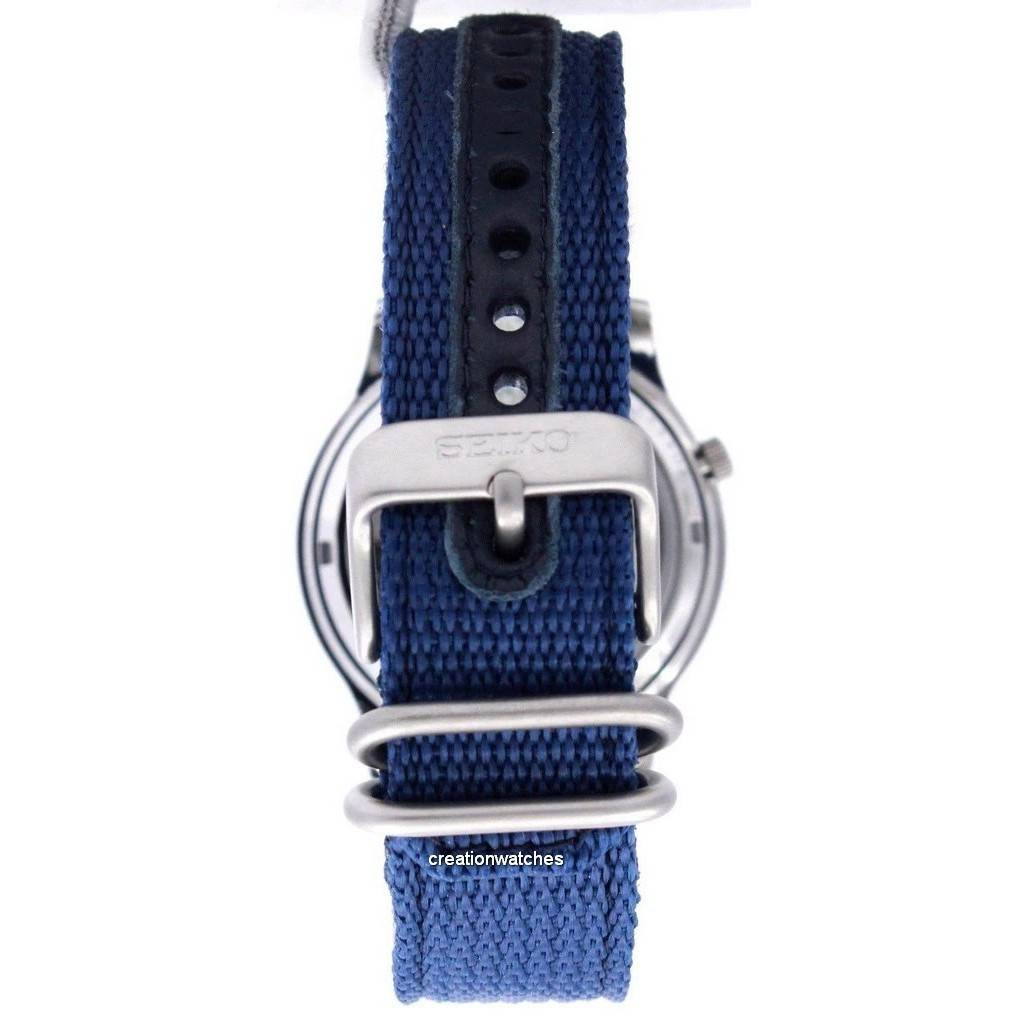Generalüberholte Seiko 5 Military Automatik Nylonarmband SNK807K2 Herrenuhr