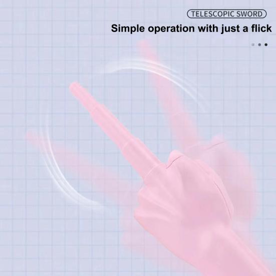 Telescopic Middle Finger Toy Funny Stress Relief Decompression Portable Gravity Finger Toy Prank Prop Kids Adults Birthday Gift