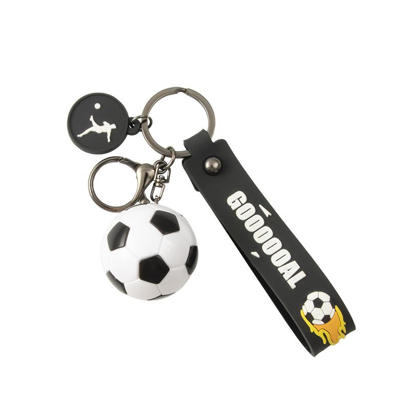 

Creative Football Keychain Simulation Mini Basketball Pendant Ornament Event Gifts