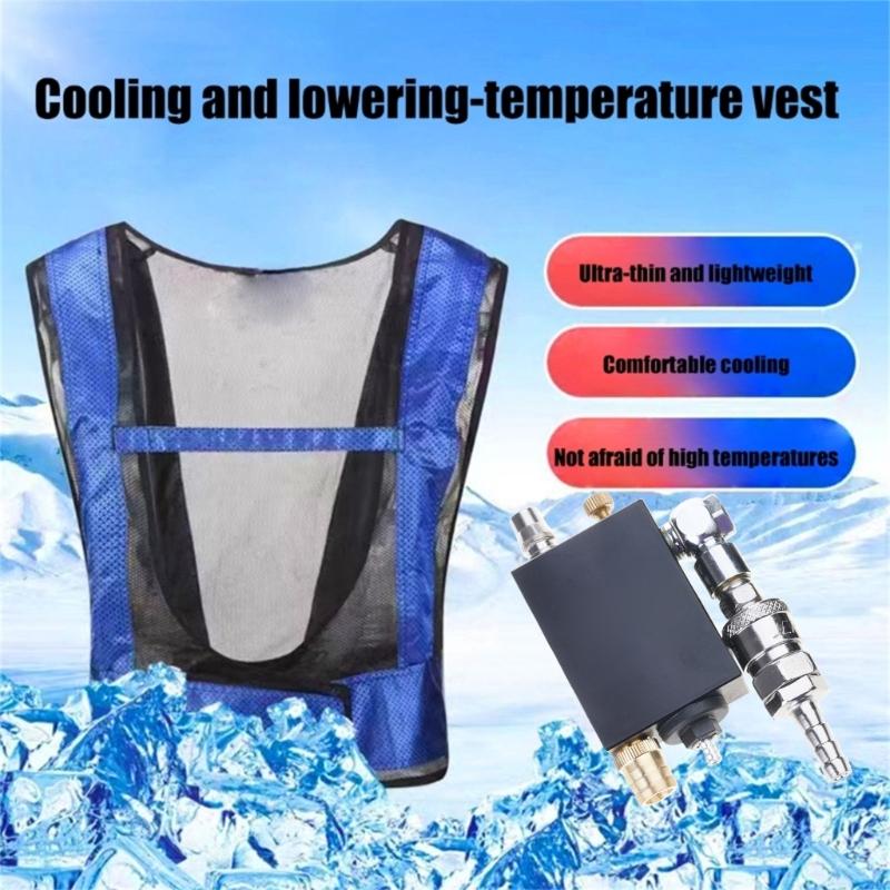 High Efficiency Heat Resistant Cooling Set Lightweight Gear For Welding And Manufacturing With Vortexes Tube Airflows