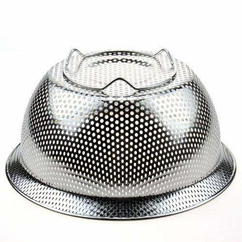 Pearl Metal Simple Wear Stainless Steel Perforated Colander, 21cm, HW-7353