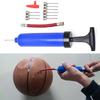 New Portable Manual Air Pump Inflator Ball Pump Needles Valve Adapter Set for Basketball Football Balloons Volleyball and Rugby