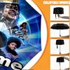 Custom Name Personalized Michael Jackson Print Umbrella, Auto Open Close, 8‑Rib Sturdy Frame, Commute Camping Hiking Use, Birthday Gift
