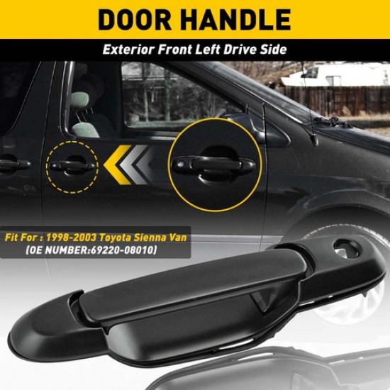 For 1998-2003 Toyota Sienna Van Outside Outer Door Handle Front Left Free Return