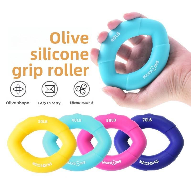 Elastic Hand Exercise Ring With Durable Silicone Material For Rehabilitation And Fitness
