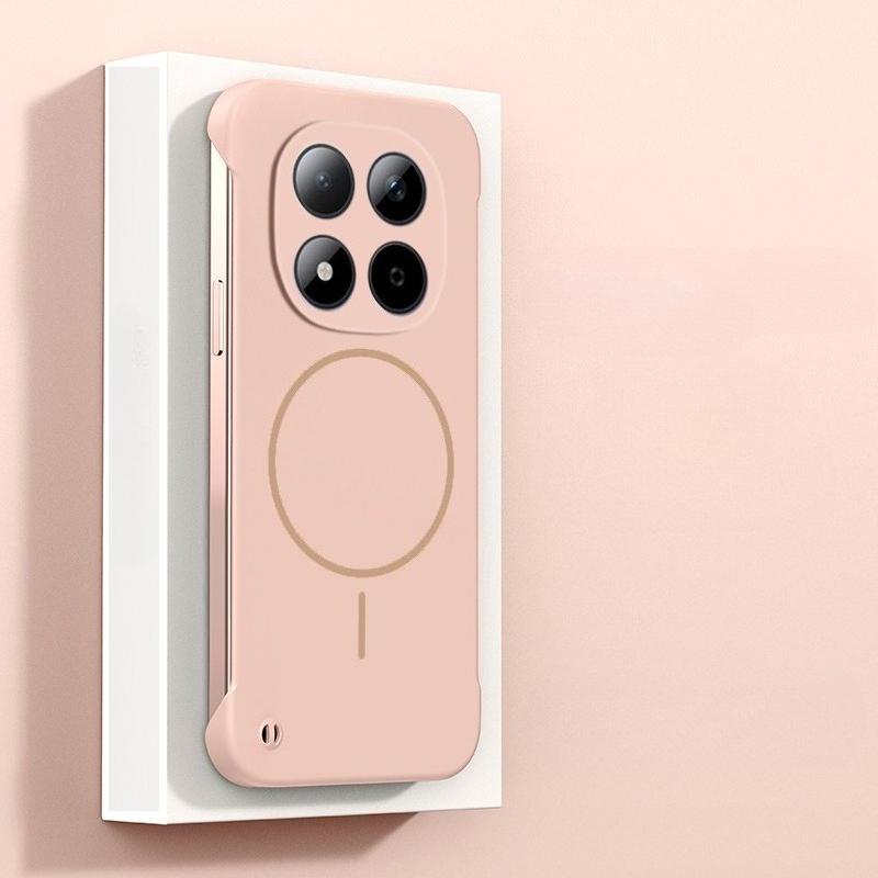 Ultra Thin Frameless Magnetic Case For Xiaomi Redmi Note 15 14 Pro Plus Note 13 5G Note 12Pro Magsafe Hard PC Matte Cover Shell