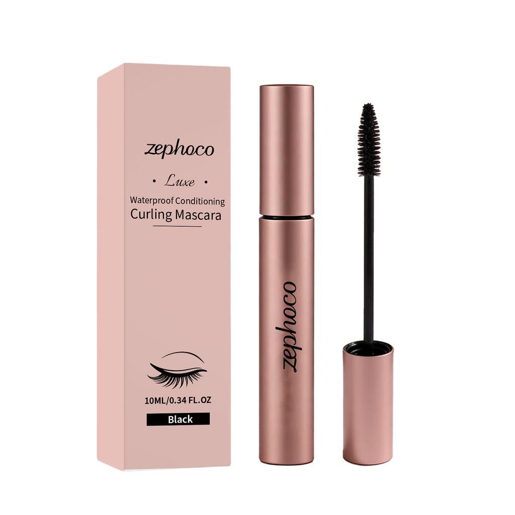 Zephoco Schwarze Wasserdichte Schwung Mascara