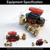 Copper Terminal Car Battery Disconnect Switch Bidirectional Joint Switch  Universal Car