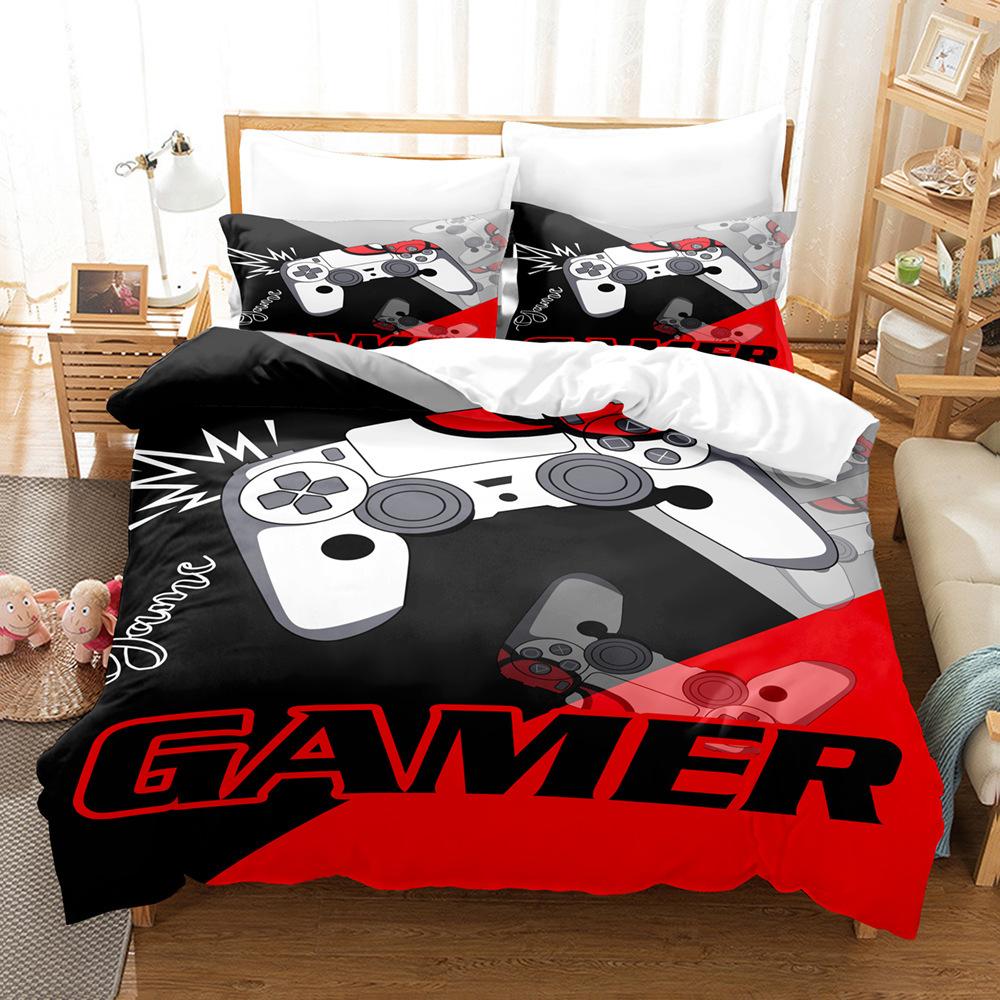 Fashion Technology Printing, 3D Digital Printing, Bedding, Duvet Covers, Pillowcases, Three-piece Sets