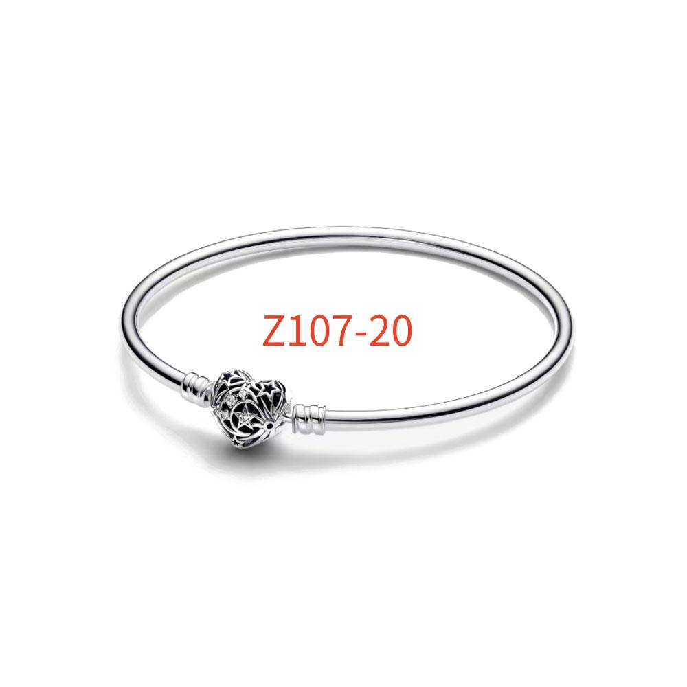 New Copper Heart Shaped Bead Bracelet Suitable For European Women'S Exquisite Charm Jewelry