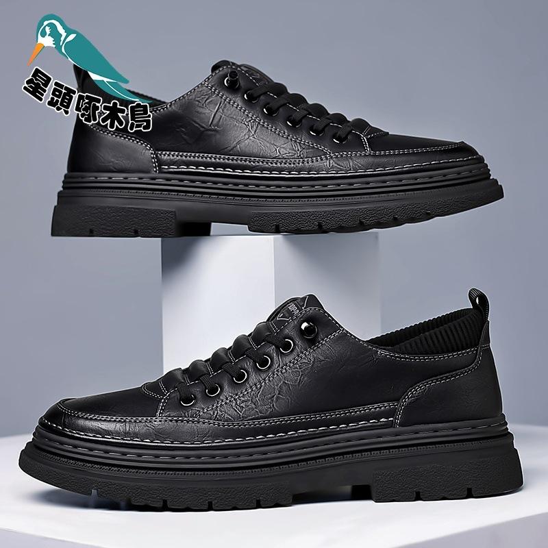 Men's fashion tooling Martin shoes 2025 new men's shoes autumn low-top casual board shoes men