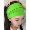 INS Pure Color Extra Wide Fashion Hair Band Sports Headwear
