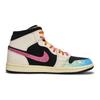 Jordan Air Jordan 1 811 Manufacturing, Cloud Fire Chasing Horse, Special Shoe Box Mid Top Vintage Basketball Shoes IB7007-107(Team80-SBOX)