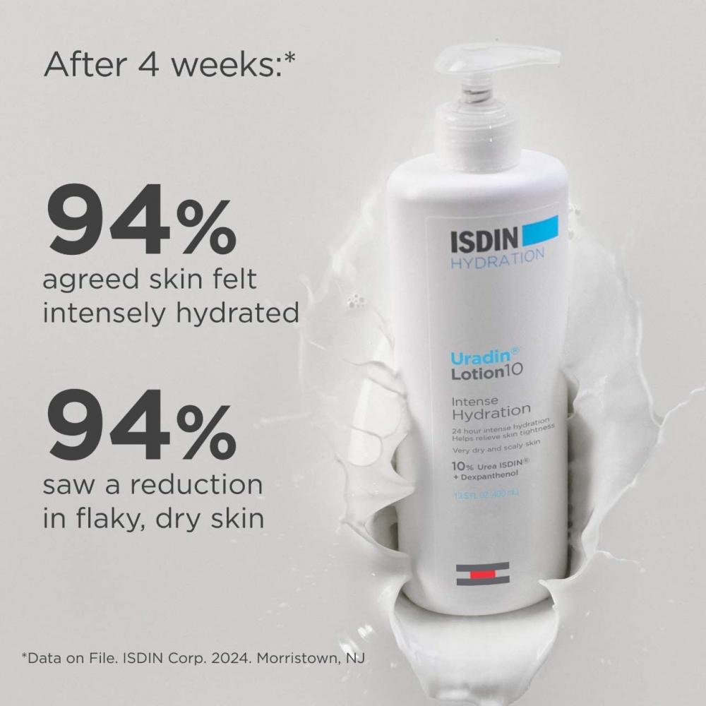 Isdin Uradin Lotion 10 Hydrating Body Lotion 13.5 Oz   400 Ml