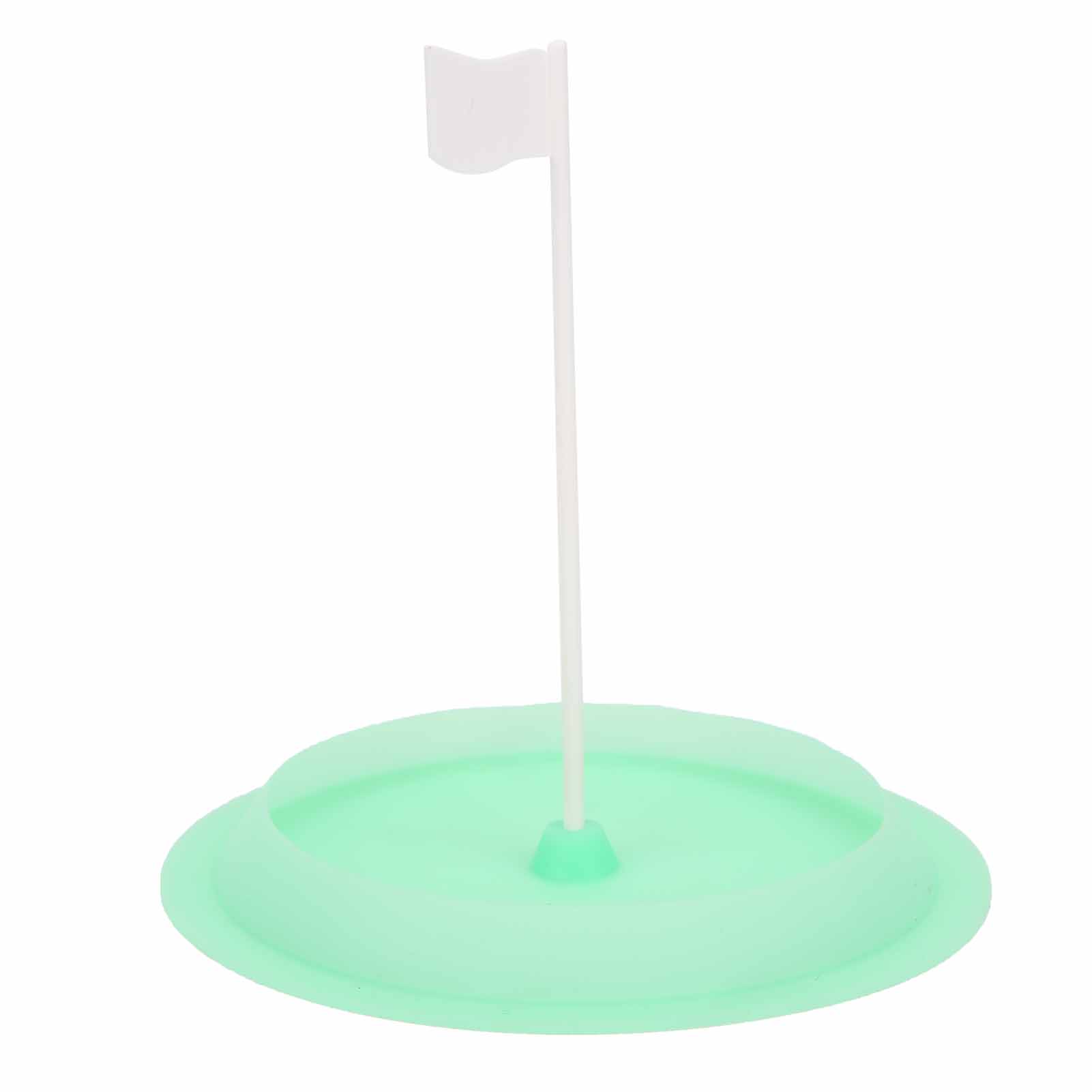 

Golf Putter Practice Silicone Disc Hole Putting Cup Indoor with Plastic Target Flag