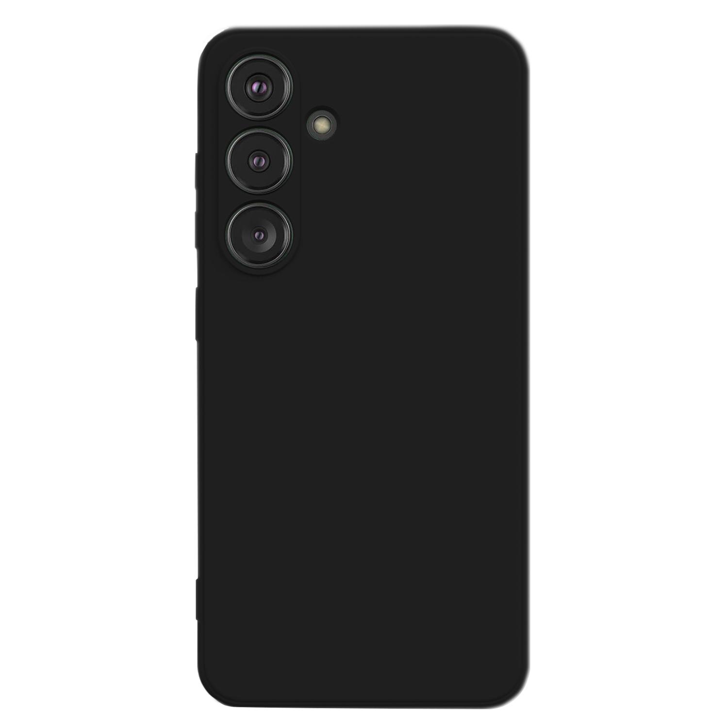 

KALEBOL KLB-TPU003 For Samsung Galaxy S24+ Case Anti-Scratch Solid Color TPU Phone Cover Black