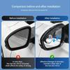 2PCS Car Rearview Mirror Rain Eyebrow Carbon Fiber Pattern Car Universal Rain Shield Rain Shield Reversing Mirror Rain Shield