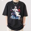 Anime Shirt Famous Dazai Osamu Retro Bungou Stray Dogs T Shirt Dead Apple Camisa Harajuku Cartoon Streetwear Cotton Graphic Tee