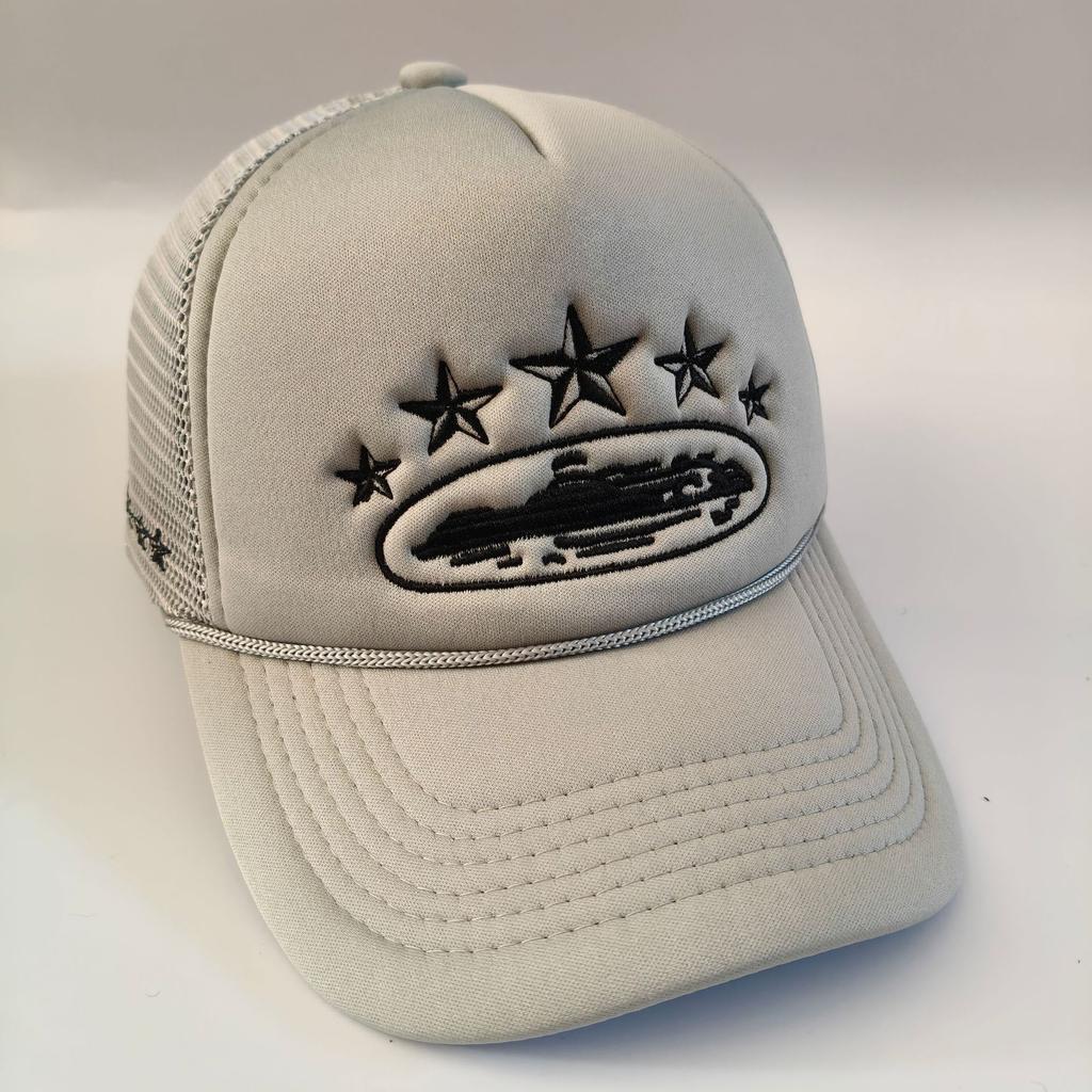 Nové Unisex Pentagram Baseballové Čepice Hip Hop Nastavitelné Prodyšné Osobní Sluneční Clona Síťované Univerzální Street Módní Trucker Čepice
