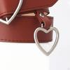 Heart Shape Women Belts Leather Waist Band Jeans Pants Dress