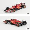 Bburago 1:43 Ferrari 2024 SF24 #16 #55 Samochód Wyścigowy F1 Formuła Statyczna Symulacja Metalowy Model Diecast