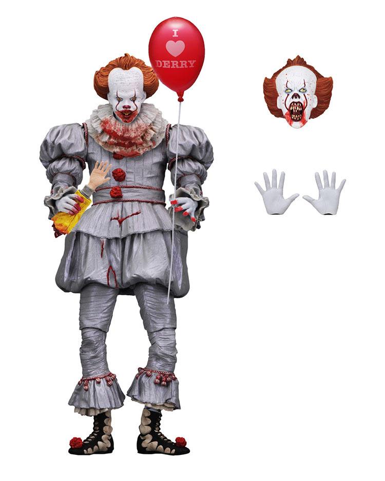 Neca Pennywise Joker Figure Stephen King'S It Pennywise Joker Clown Model Halloween Horror Toy Christmas Collect Hobbies Gifts
