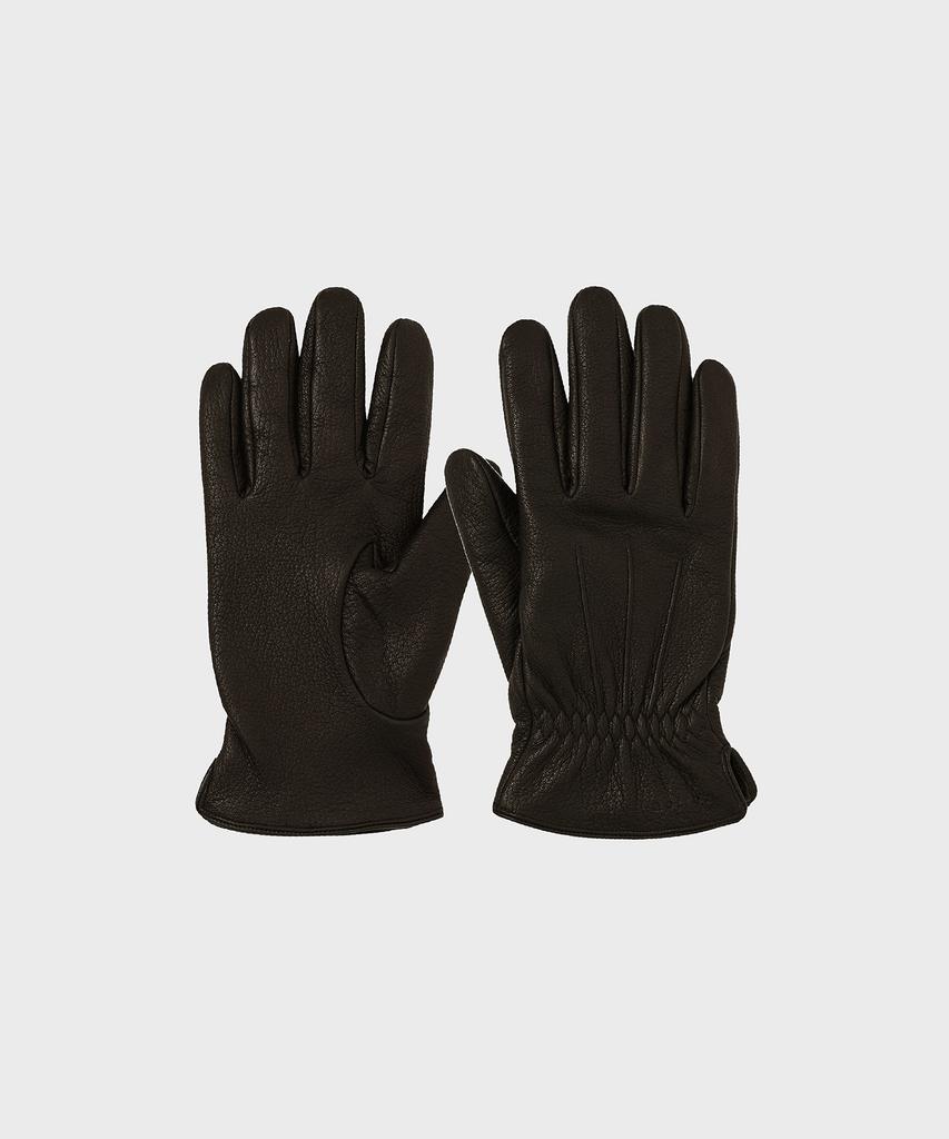 NOIRER Deerskin Leather Gloves (Brown)