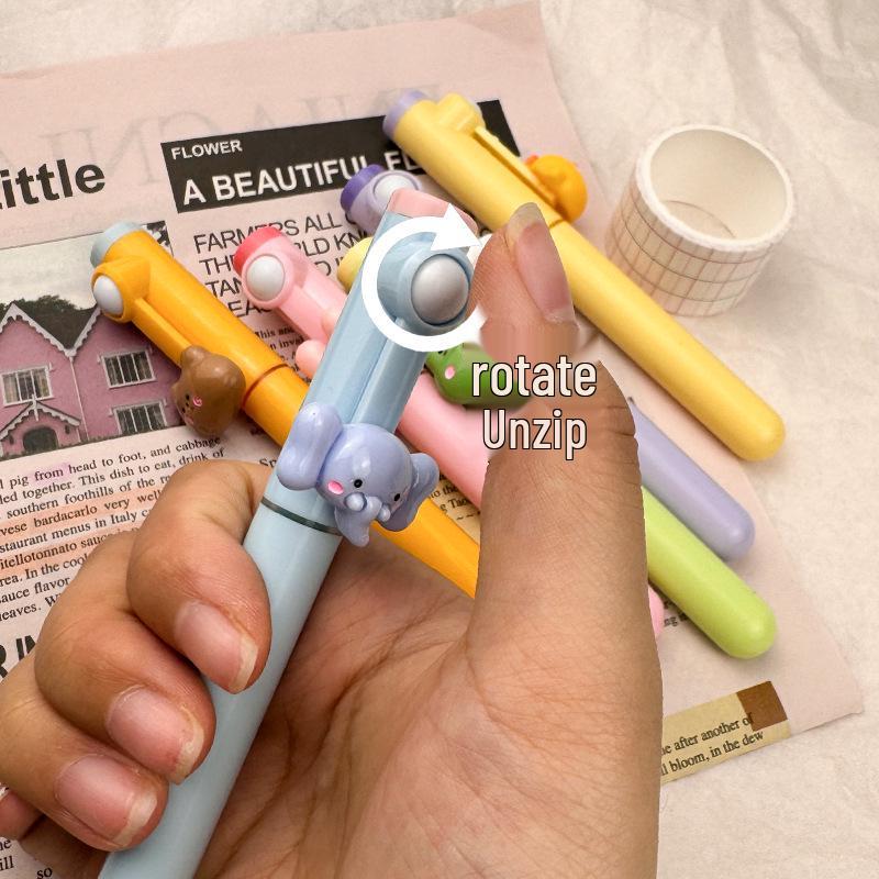 KOMI Creative Fluorescent Animal Style Highlight Pen for Students