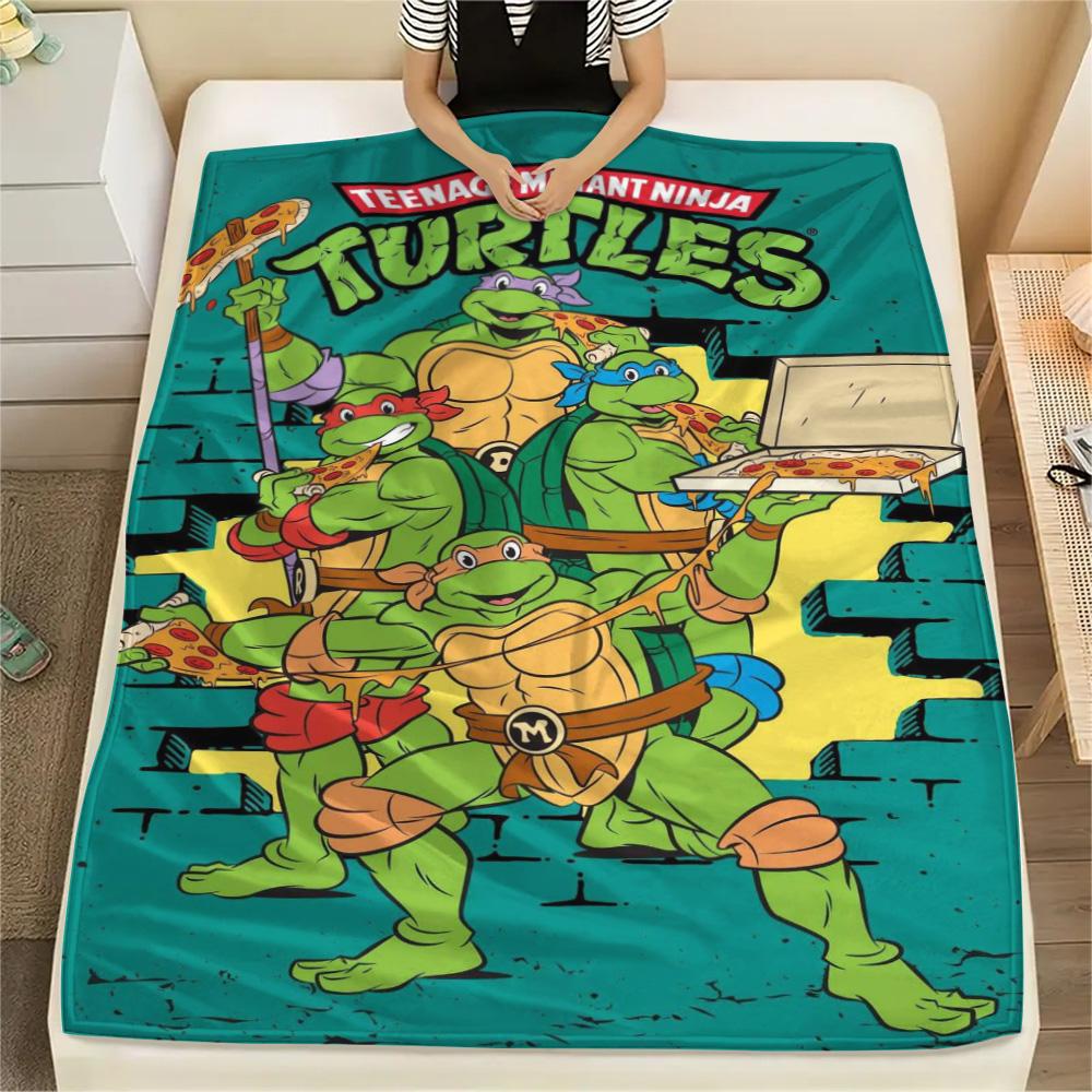 Teenage Mutant Ninja Turtles Elemental Power Blanket Blanket Home Decor Air Conditioning Blanket Office Rest Blanket Nap Blanket