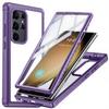 Per Samsung Galaxy S25 Ultra Plus S23 Protezione Magnetica Completa a 360 Gradi Custodia Impermeabile per Esterno con Ricarica Wireless per Galaxy S24 Ultra