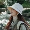 Hat women summer UV protection sun protection mountaineering outdoor quick drying bucket hat windproof rope versatile show small face