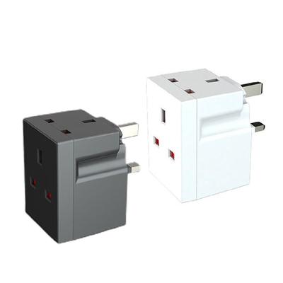 Adattatore Triplo Antifiamma 3 Vie Prese Britanniche a 3 Pin Multi Prese Estensione