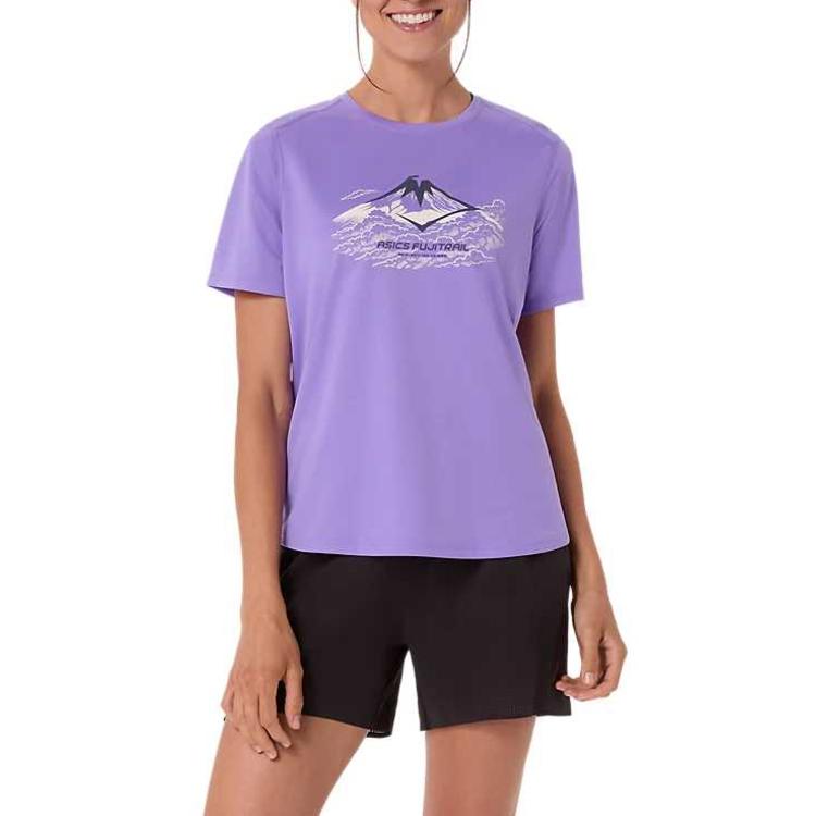 Asics Fujitrail Logo Round Neck Pullover Quick-Dry Printed T-Shirt Women tops 2012D432-500 XL