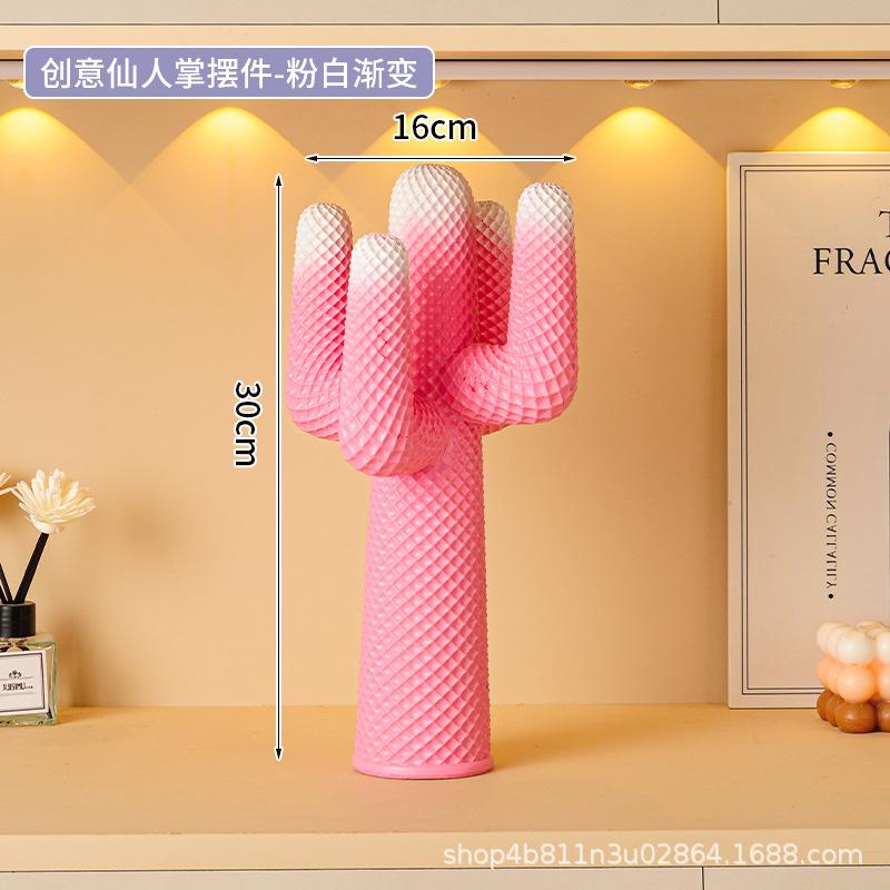 

Room Decor Cactus Desktop Decoration,Resin Statuette Home,Living Room,Wine Cabinets,Foyer,Office Simulation Plant Ornament Gift