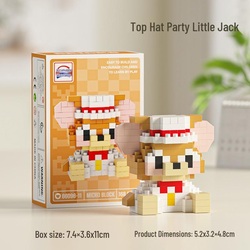 Paradise Cartoon Figurine Series Micro-Particle Building Blocks