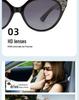 New Trendy European & American Women's Anti-UV Outdoor Sport Sunglasses