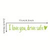 Universal Auto Car Sticker Non Fading Fashion Waterproof Letters  I Love You Racing Stickers Rear View Mirror Decor Decal