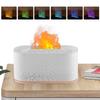 Flame Air Humidifier with 7 Colors Light Aroma Diffuser with Auto-Off Protection Aromatherapy Diffuser for Home Office Bedroom