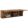 Bathroom Wall Cabinet Reclaimed Wood Look 100x25x30 cm Engineered Wood