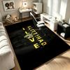 Al‑Ittihad FC A rug suitable for office chair areas living rooms and computer desks perfect for home offices and an ideal holiday gift