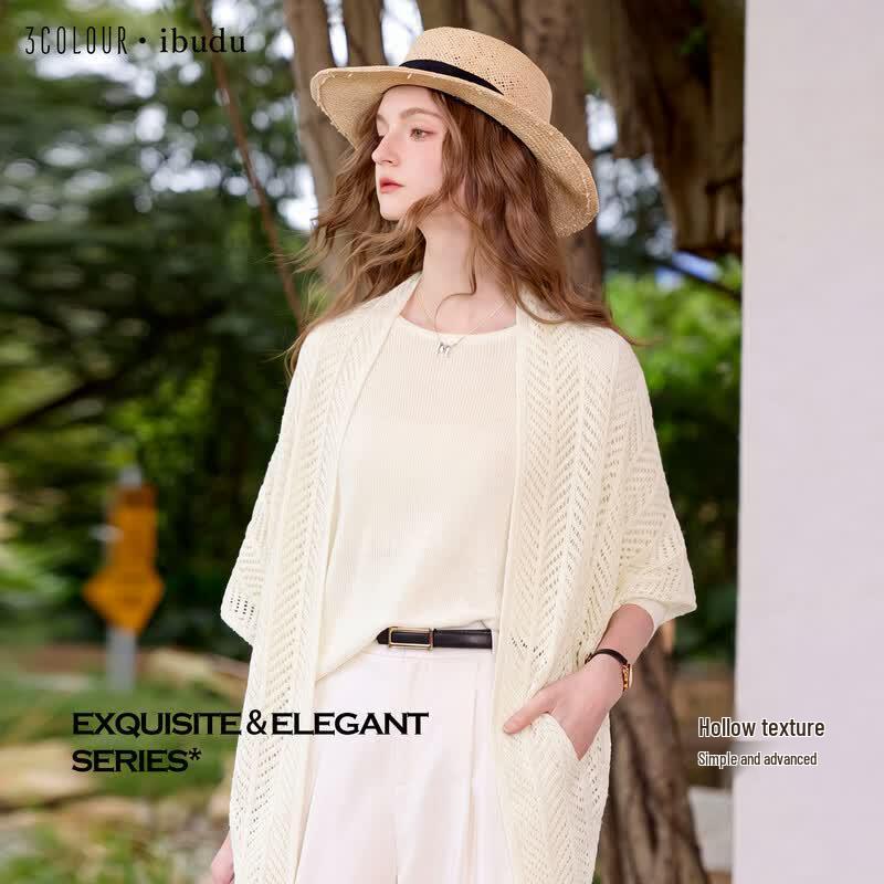 Sancai 2026 French Style Knitted Shawl One Size