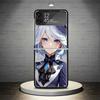 Genshin Impact Furina Phone Case For Samsung Galaxy Z Flip 7 6 5 4 3 5G Shockproof Cover Z Flip7 Flip6 ZFlip5 Flip3 Flip4 Luxury