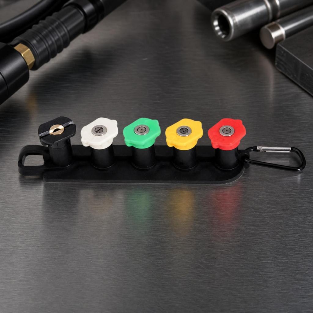 Highpressures Washer Spray Nozzles with Holder Compact Nozzle Portable for Vehicle