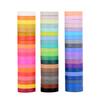 60 Rolls Washi Tape 8mm Wide Rainbow Colored Painters Masking Tape Colorful Decorative