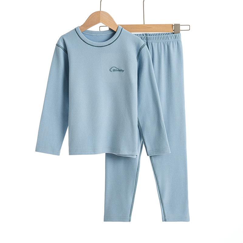 Atmungsaktives antibakterielles Kaschmir-Unterwäscheset für Kinder für den Herbst